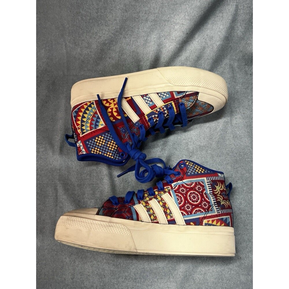 Adidas FARM Rio X Bravada 2.0 Platform Mid Patchwork Quilt Preowned GUC Size 7.5 - Picture 5 of 5